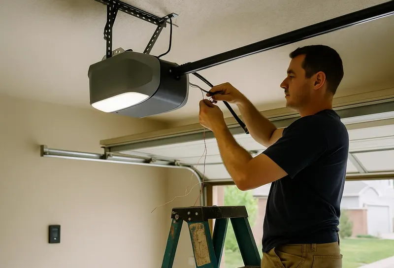 Garage Door Spring Repair in Bushnell