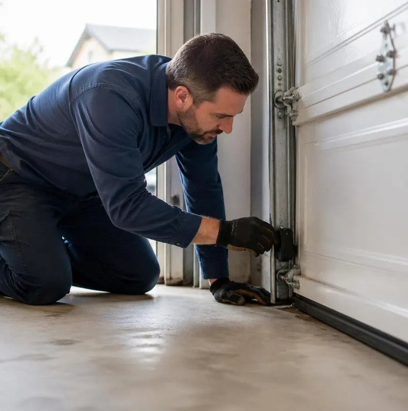 Off Track Door Repair in Bushnell